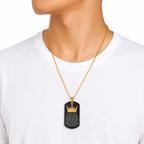 Set de collares placa rey y reina
