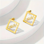 Maxi Hoops with Classic Name