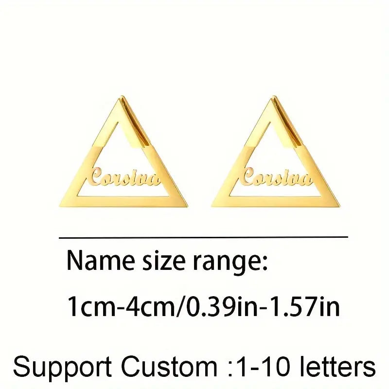 Maxi Hoops with Classic Name