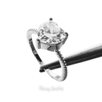 heart zircon ring (last size - size 5.5)