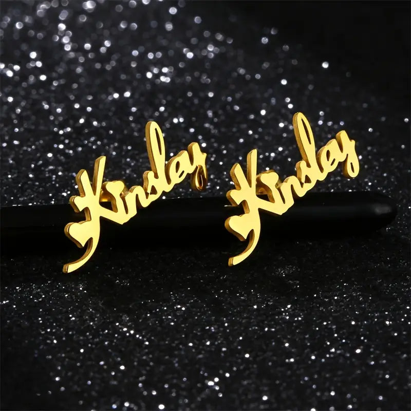 Maxi Hoops with Classic Name
