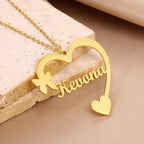 COLLAR NOMBRE CORAZON CON NOMBRE