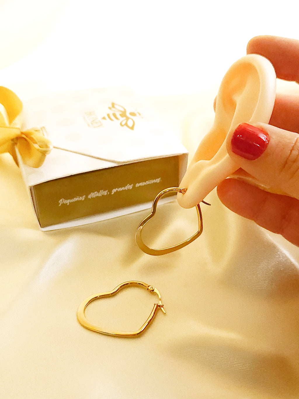 Heart earrings