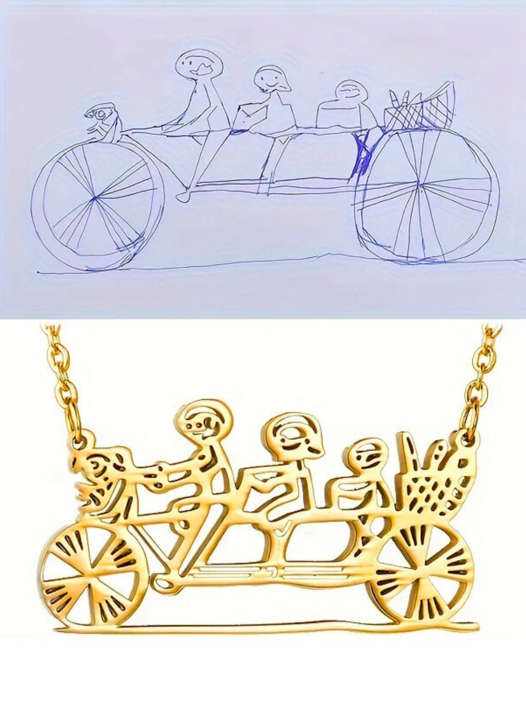 COLLAR GARABATOS Y DIBUJOS