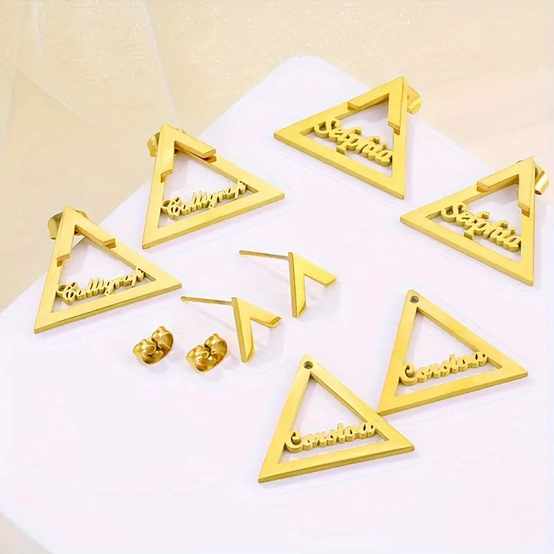 Maxi Hoops with Classic Name