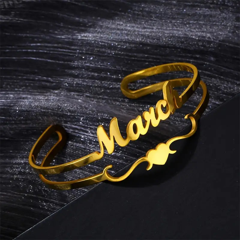 PULSERA CON NOMBRE DOBLE LINEA