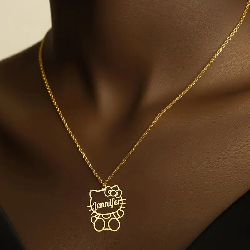 COLLAR CON NOMBRE HELLO KITTY