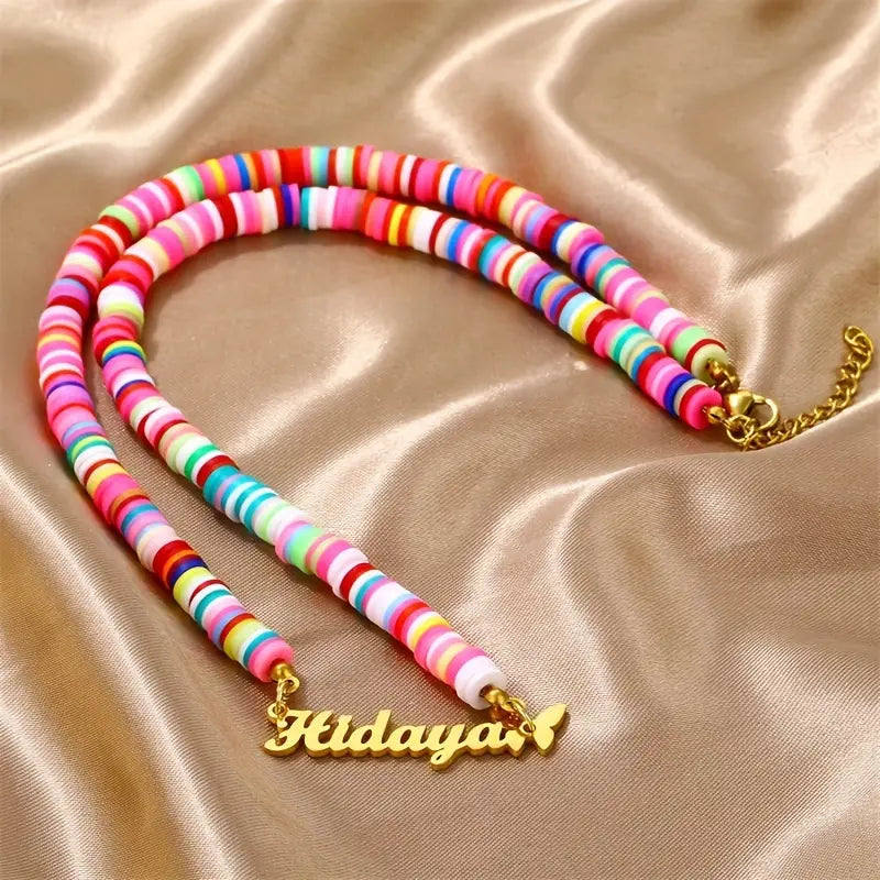 COLLAR CON NOMBRE Y FIMO