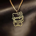 COLLAR CON NOMBRE HELLO KITTY