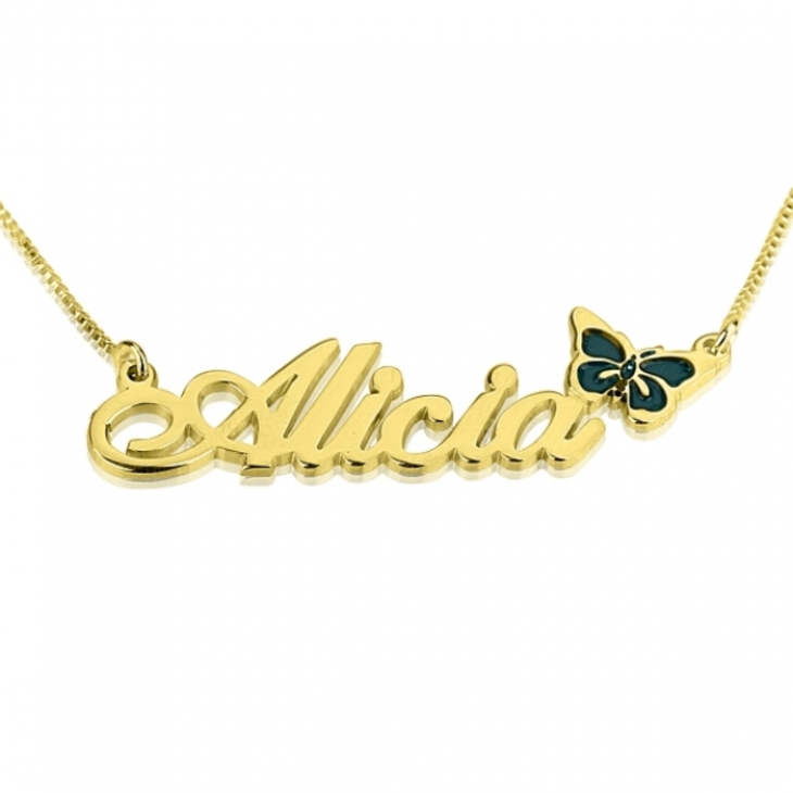 COLLAR NOMBRE CLASICO + EMOJI A COLOR