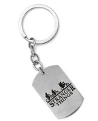 Military plate necklace - Laser engraved text